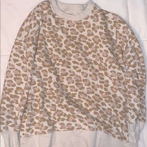 Aerie Animal Print Sweatshirt